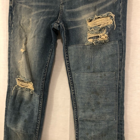 Distressed All Saints Jeans - Picture 3 of 8
